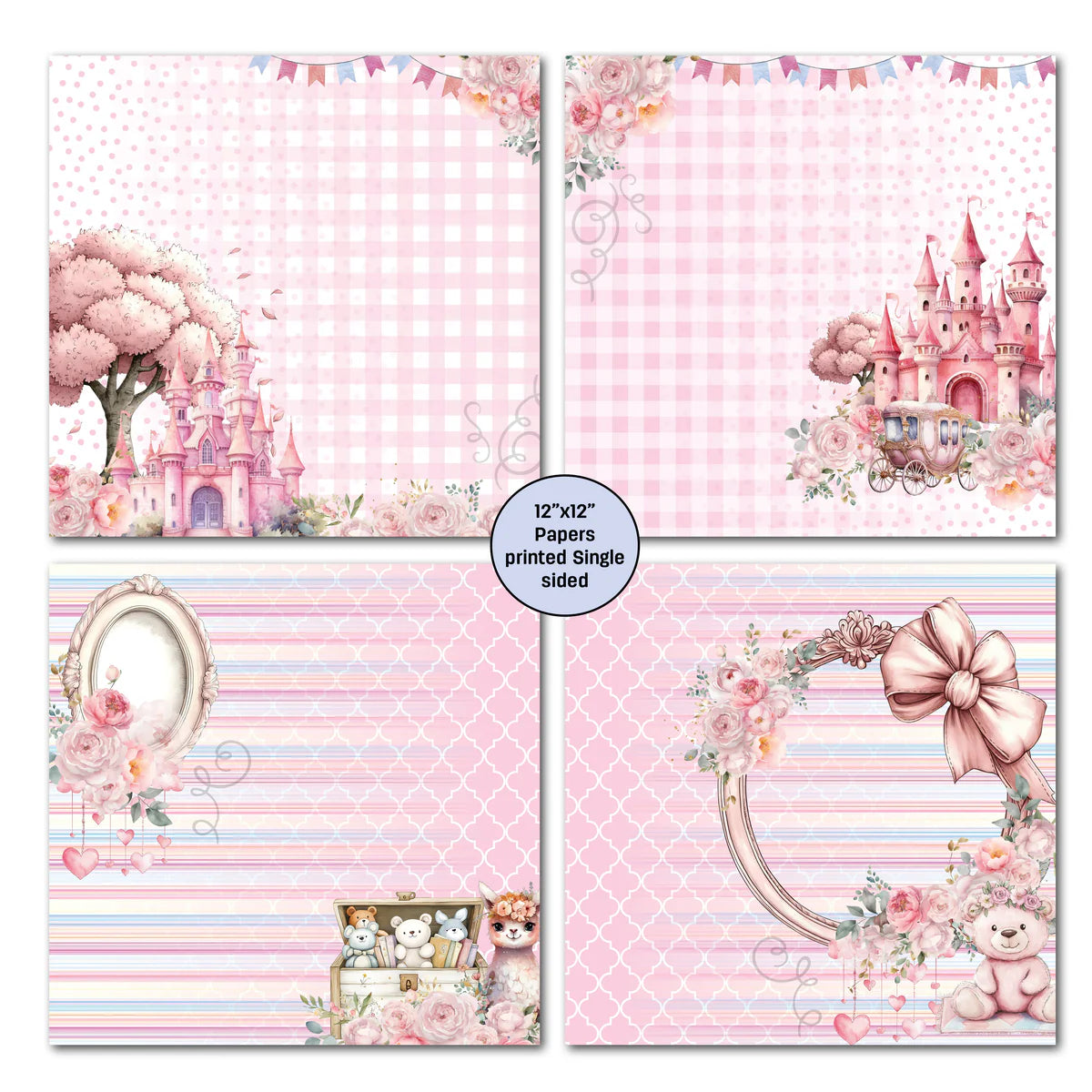 3Quarter Designs - 12x12 - Rose Nursery Mini Collection