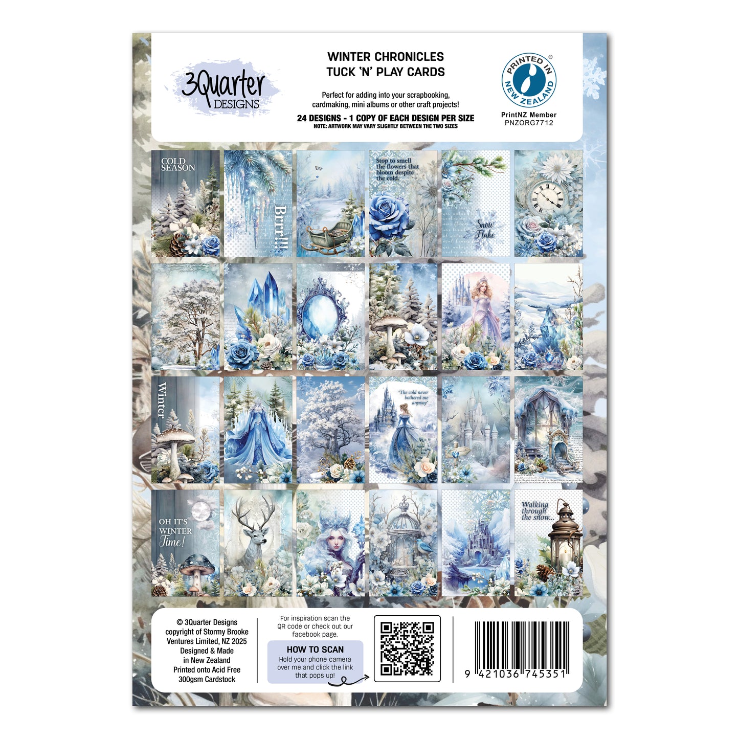 3Quarter Designs - Tuck 'n Play Cards - Winter Chronicles