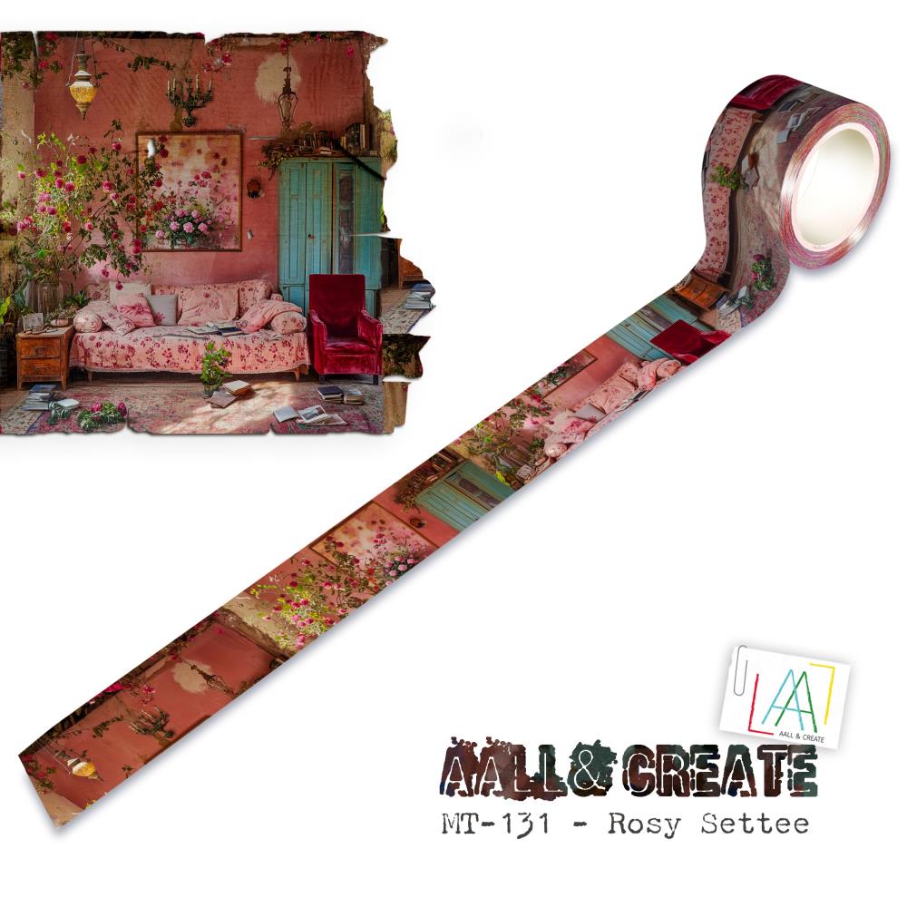 AALL And Create Layer - It - Up Washi Tape - 131 - Rosy Settee - The Crafty Kiwi
