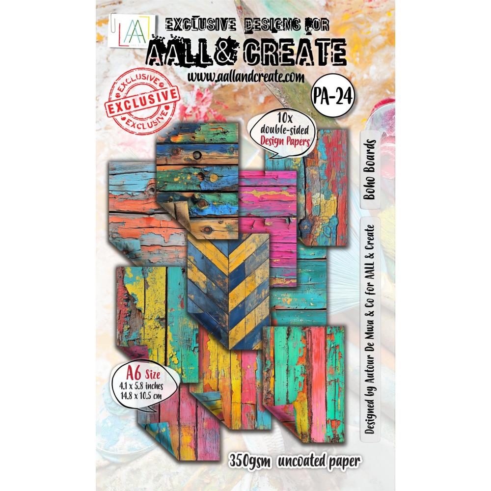 AALL & Create - A6 Boho Boards (#24) - The Crafty Kiwi