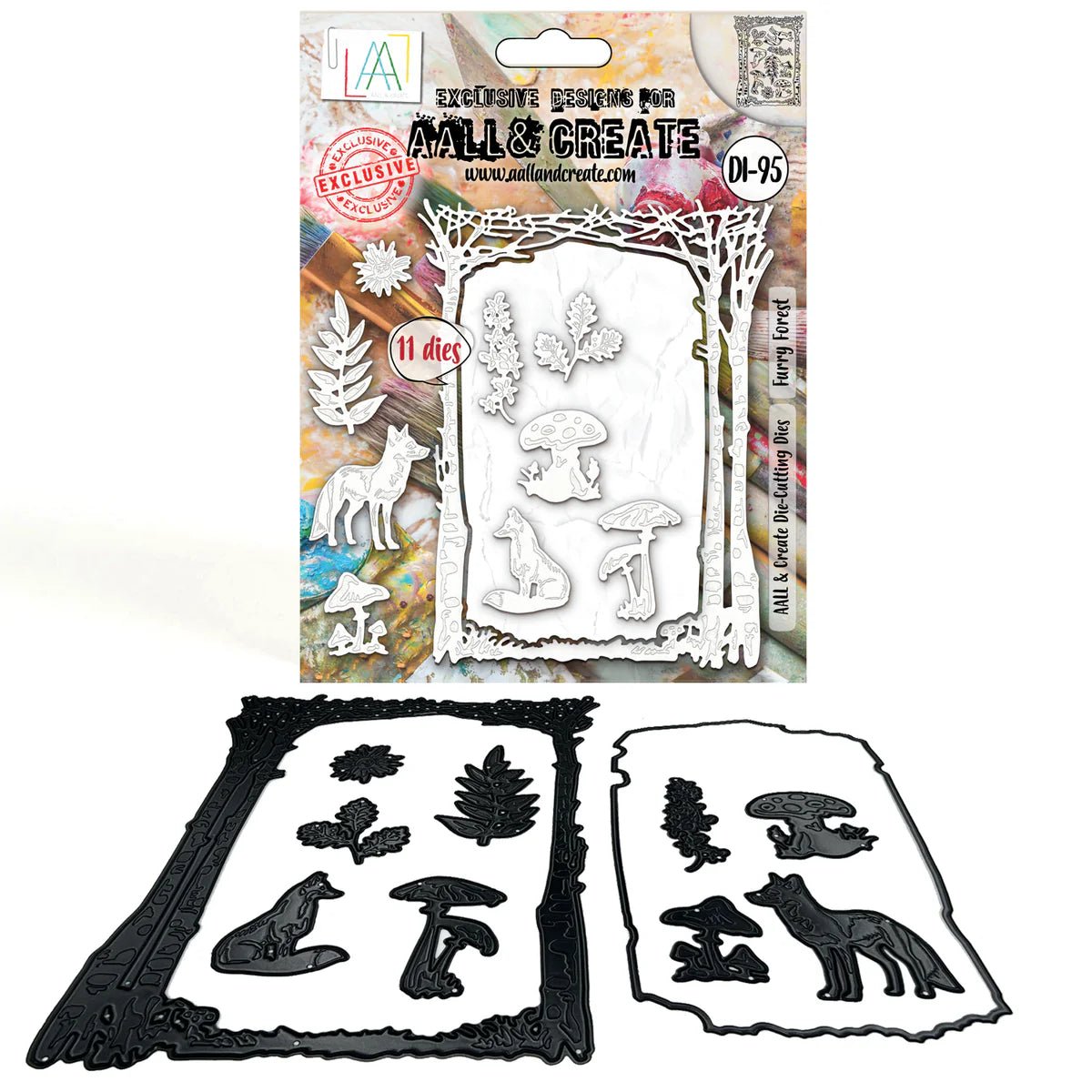 AALL & Create - Die Cutting Set - Furry Forest - The Crafty Kiwi