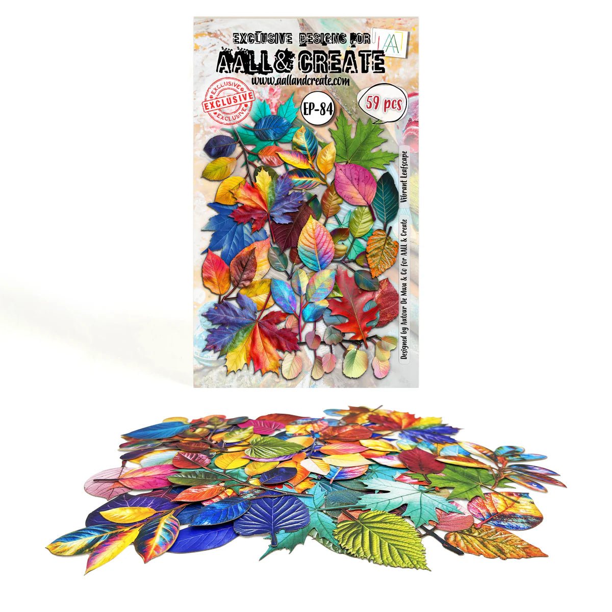 AALL & Create - Ephemera Die Cuts - Vibrant Leafscape - The Crafty Kiwi