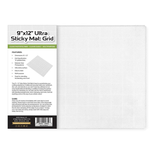Altenew - 9"x12" Ultra Sticky Stamp Mat with Grid - The Crafty Kiwi