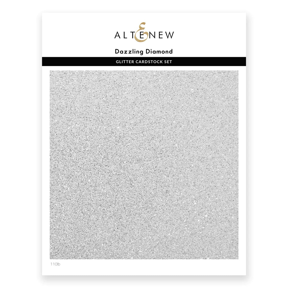 Altenew- Glitter Cardstock - Dazzling Diamonds 8.5 x 11" (1/sheet) - The Crafty Kiwi