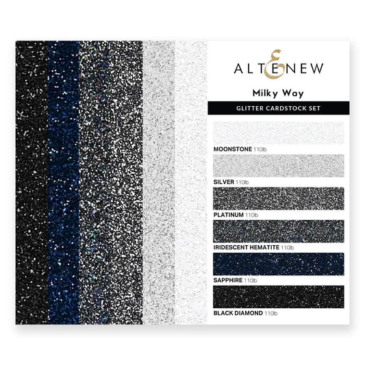 Altenew - Glitter Gradient Cardstock - Milky Way - The Crafty Kiwi
