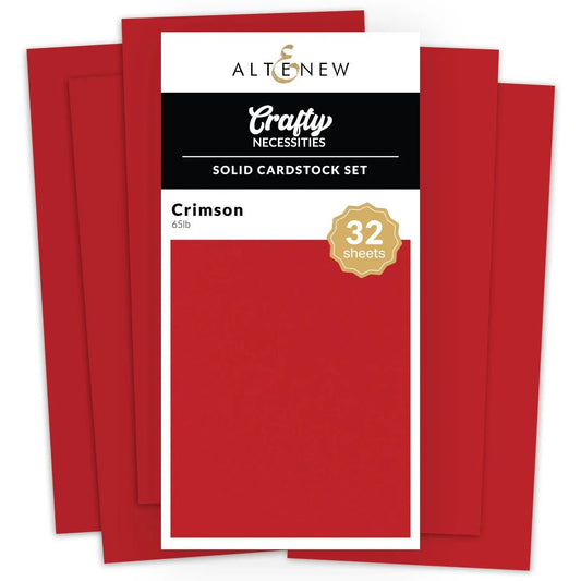 Altenew - Solid Cardstock Set - Crimson (32/sheets) - The Crafty Kiwi