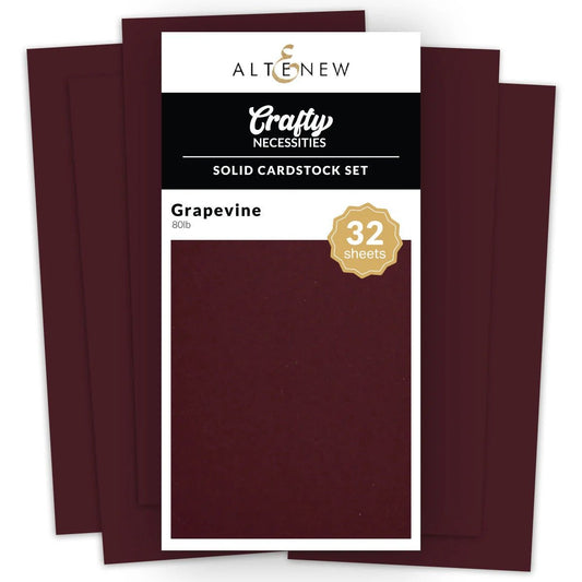Altenew - Solid Cardstock Set - Grapevine (32/sheets) - The Crafty Kiwi