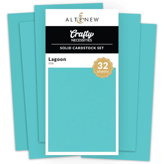 Altenew - Solid Cardstock Set - Lagoon (32/sheets) - The Crafty Kiwi