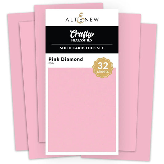 Altenew - Solid Cardstock Set - Pink Diamond (32 /sheets) - The Crafty Kiwi