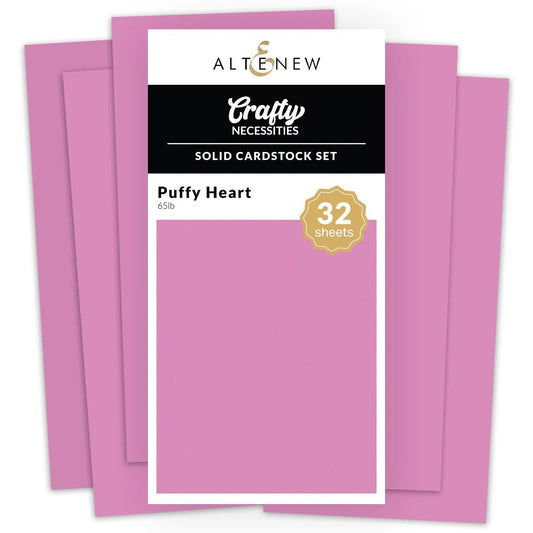 Altenew - Solid Cardstock Set - Puffy Heart (32/sheets) - The Crafty Kiwi