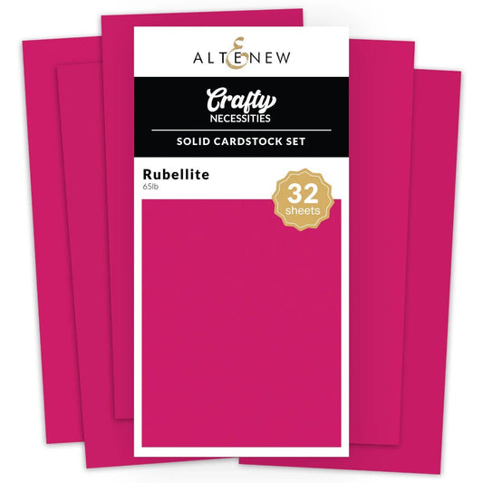 Altenew - Solid Cardstock Set - Rubellite (32/sheets) - The Crafty Kiwi