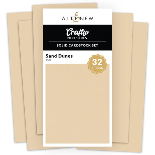 Altenew - Solid Cardstock Set - Sand Dunes (32/sheets) - The Crafty Kiwi