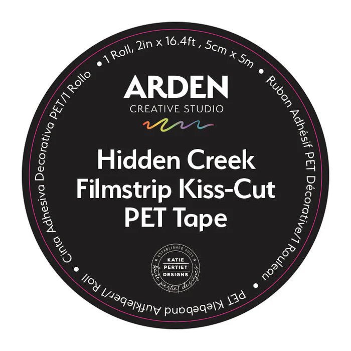 Arden Creative Studio - Hidden Creek - Kiss - Cut PET Tape - Filmstrip - The Crafty Kiwi
