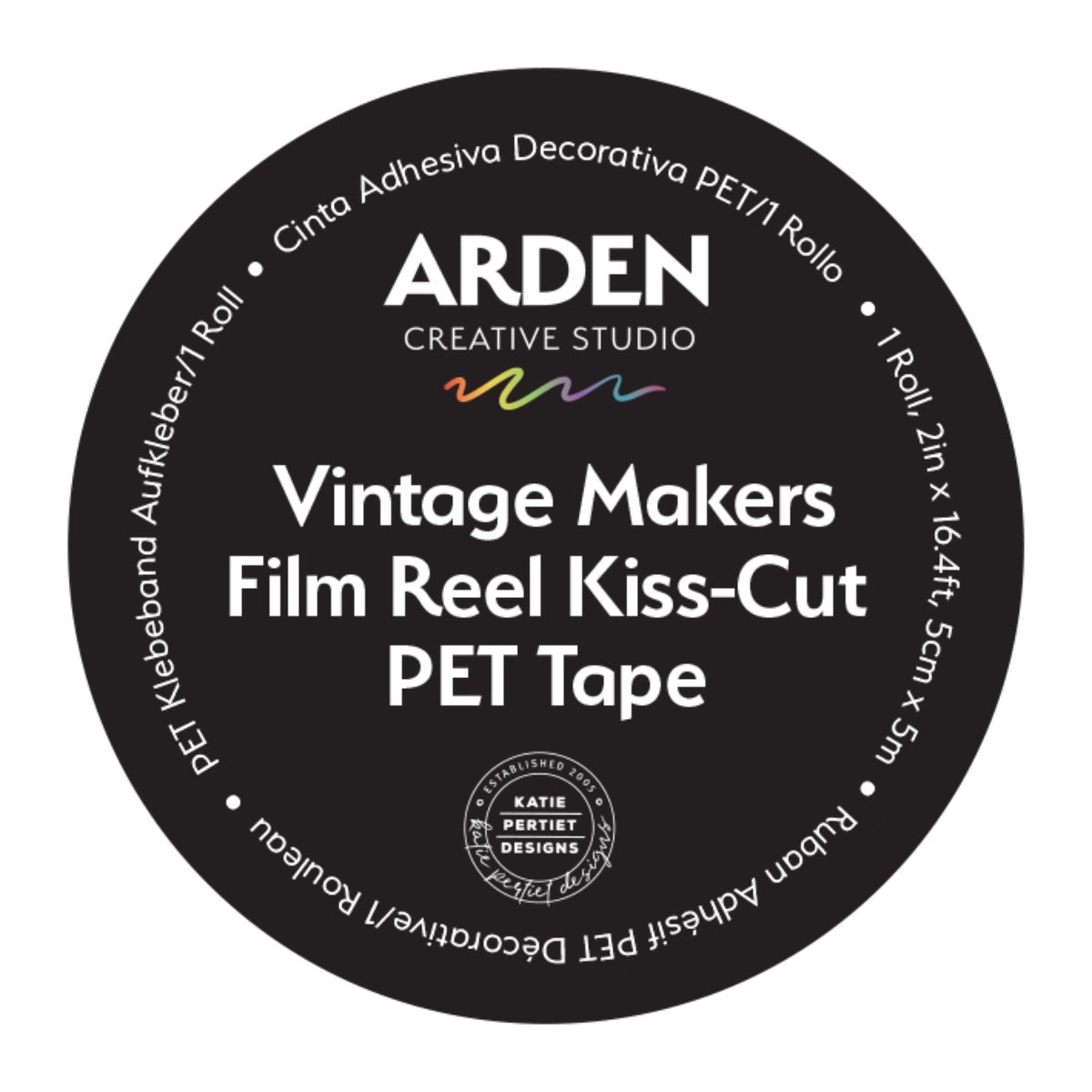 Arden Creative Studio - Vintage Maker - Film Reel Kiss - Cut PET Tape - The Crafty Kiwi