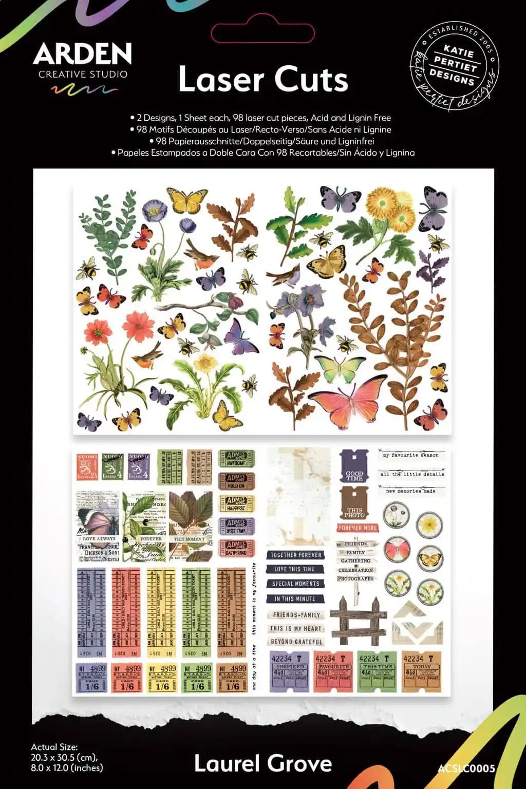 Arden - Laurel Grove - Laser Cuts - The Crafty Kiwi