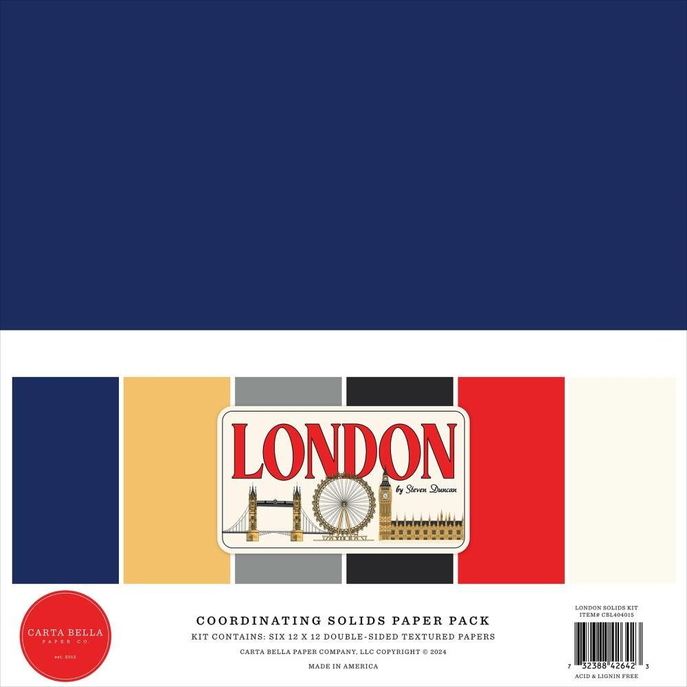 Carta Bella - London - 12x12 Bundle Pack - The Crafty Kiwi