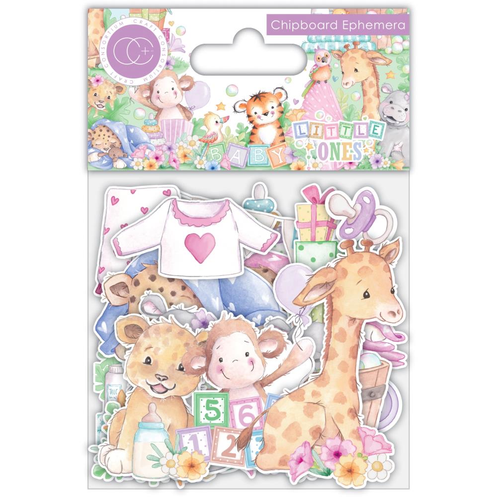 Craft Consortium - Little Ones - 12x12 Paper Pad with Die Cut Elements Bundle - The Crafty Kiwi