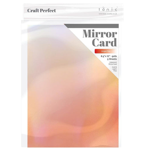 Craft Perfect By Tonic Studios - MIRROR Card - Angel Fire (5/sheets) - The Crafty Kiwi