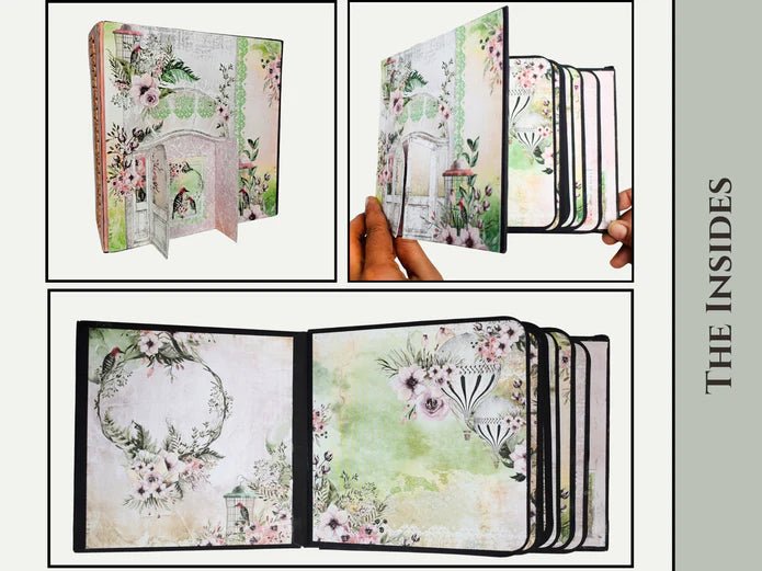 CrafTreat - Basic 6x6 Album Blanks - 2/pkg, 1 black, 1 kraft - The Crafty Kiwi