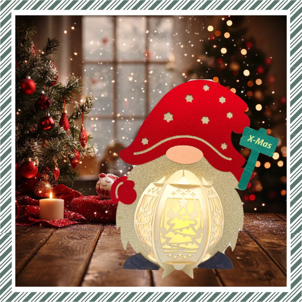 CrafTreat - DIY Paper Lantern - Gnome - The Crafty Kiwi
