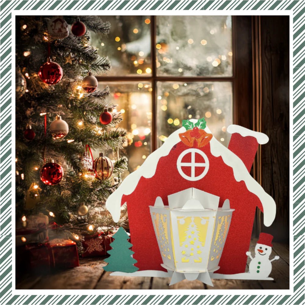 CrafTreat - DIY Paper Lantern - House - The Crafty Kiwi