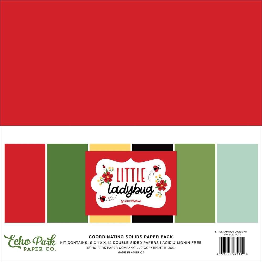 Echo Park - 12x12 Little Ladybug Bundle Kit - The Crafty Kiwi