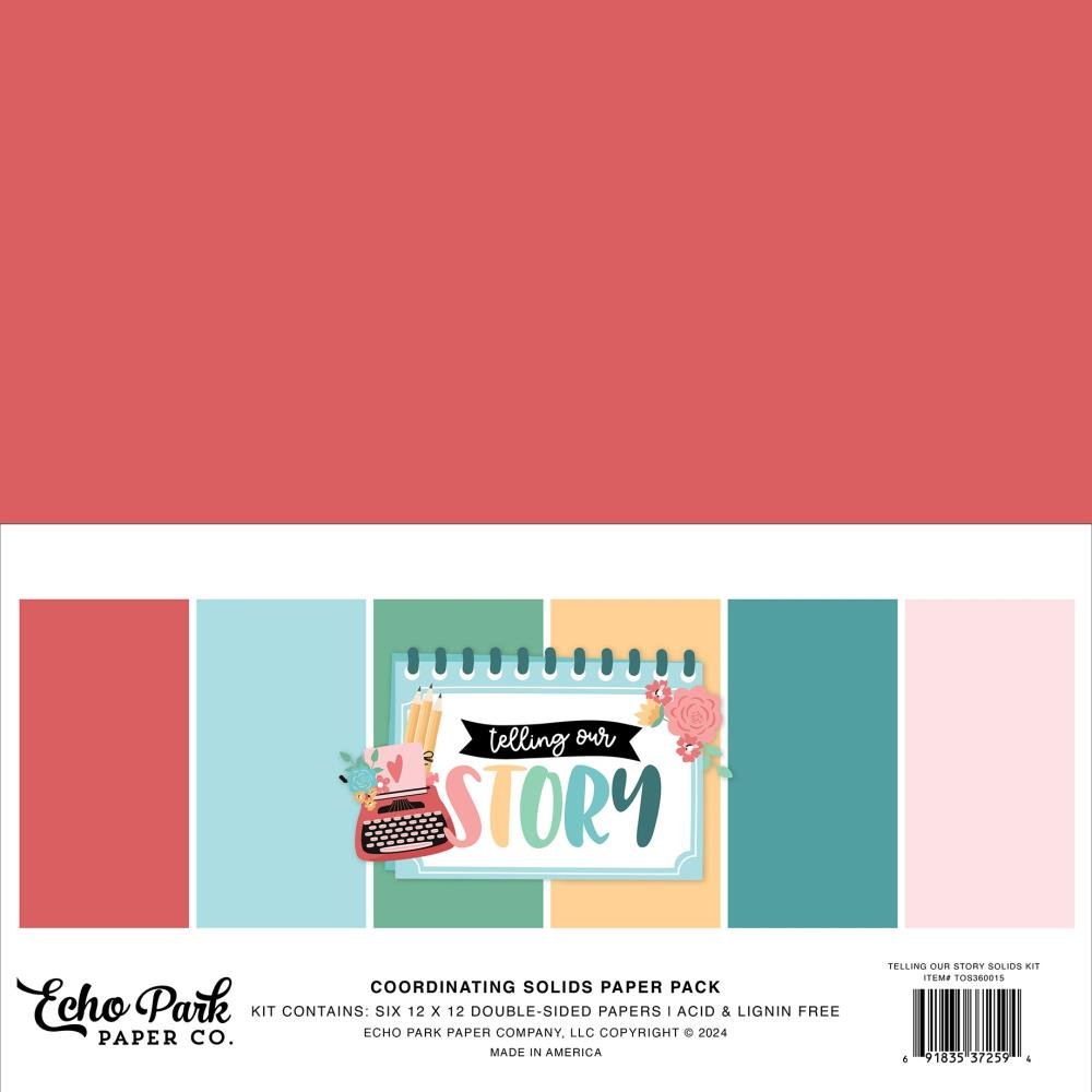 Echo Park - Telling Our Story - 12x12 Bundle Kit - The Crafty Kiwi