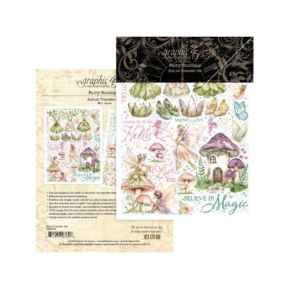 Graphic 45 - Fairy Boutique 12x12 Bundle (3 products) - The Crafty Kiwi