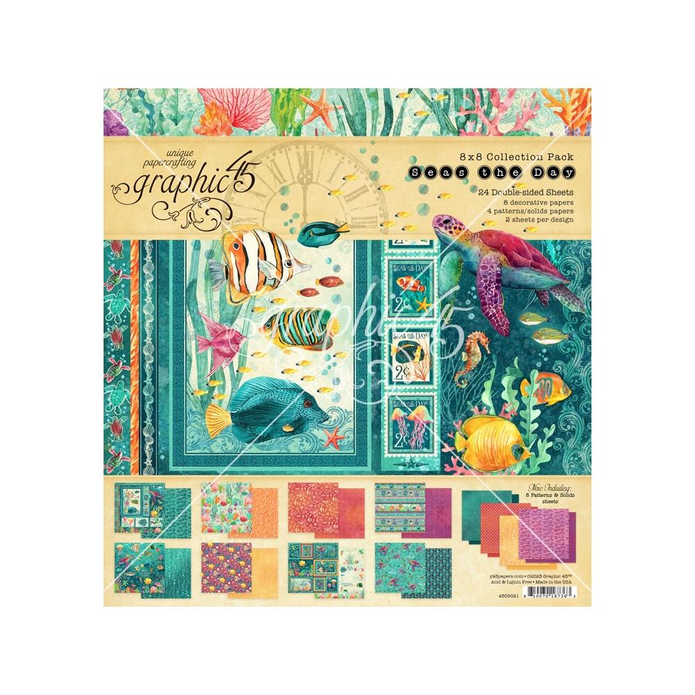 Graphic 45 - Seas the Day Bundle (4 products) - The Crafty Kiwi