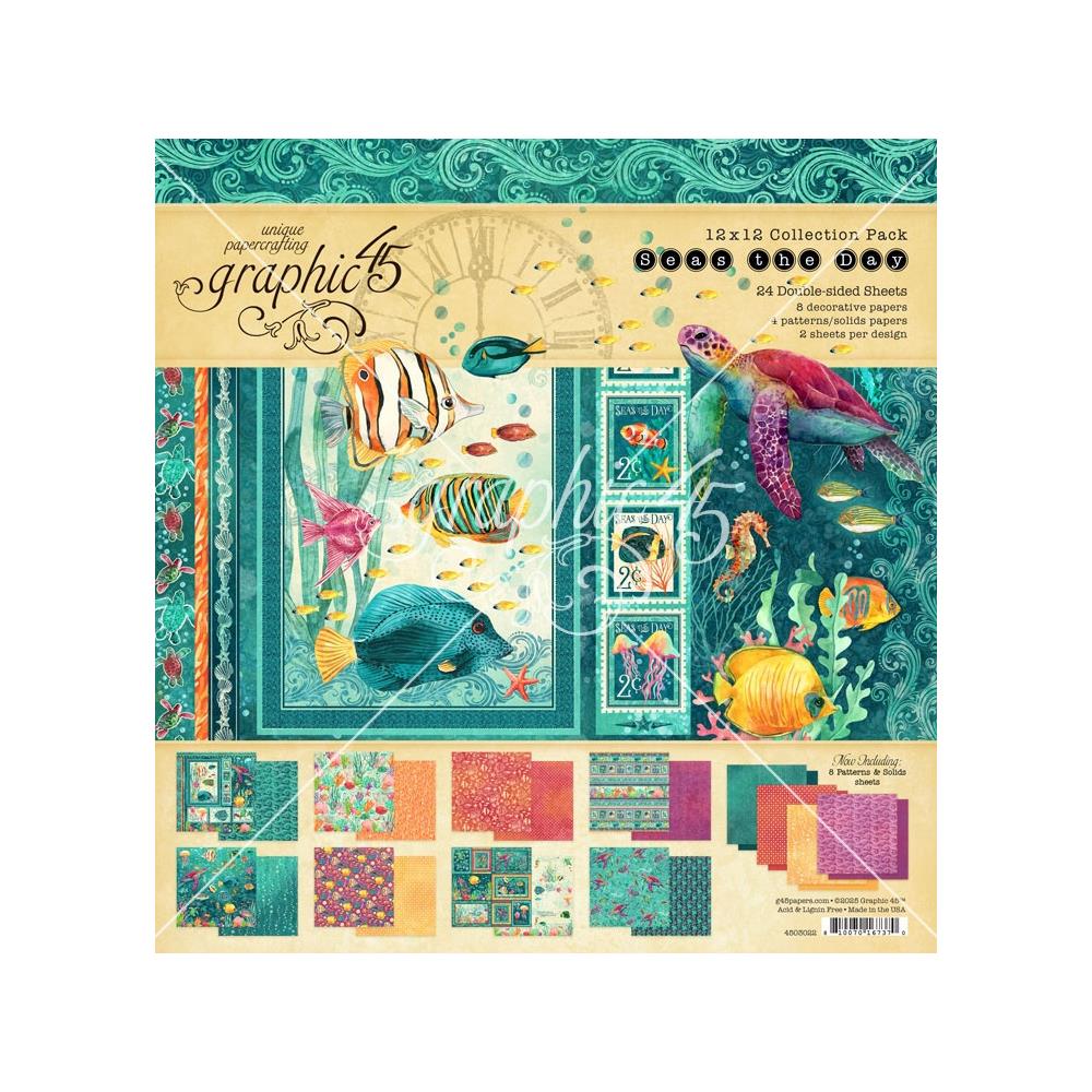 Graphic 45 - Seas the Day Bundle (4 products) - The Crafty Kiwi