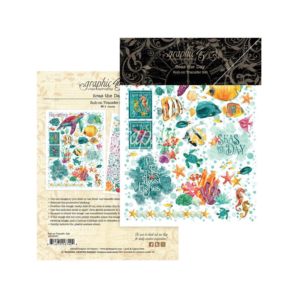 Graphic 45 - Seas the Day Bundle (4 products) - The Crafty Kiwi