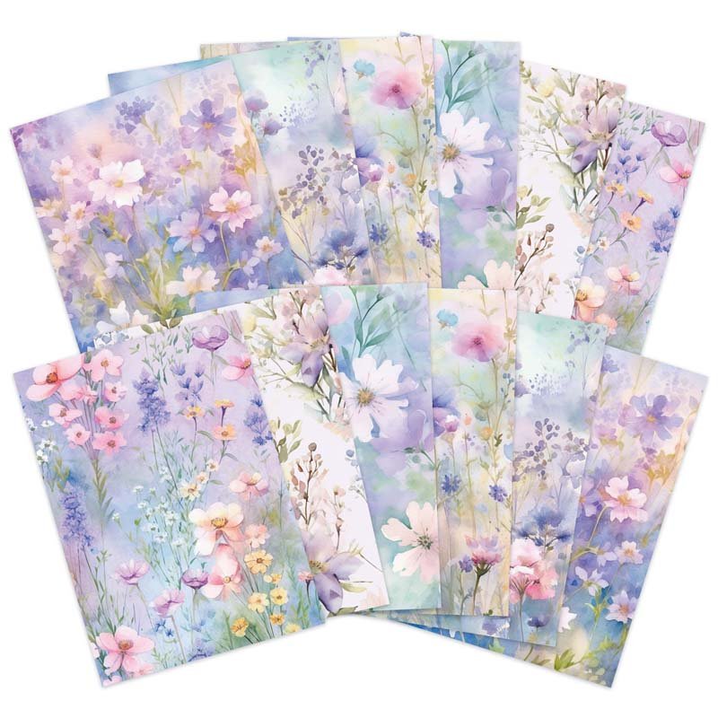 Hunkydory Crafts - Adorable Scorable Designer Card Packs - Wildflowers - The Crafty Kiwi