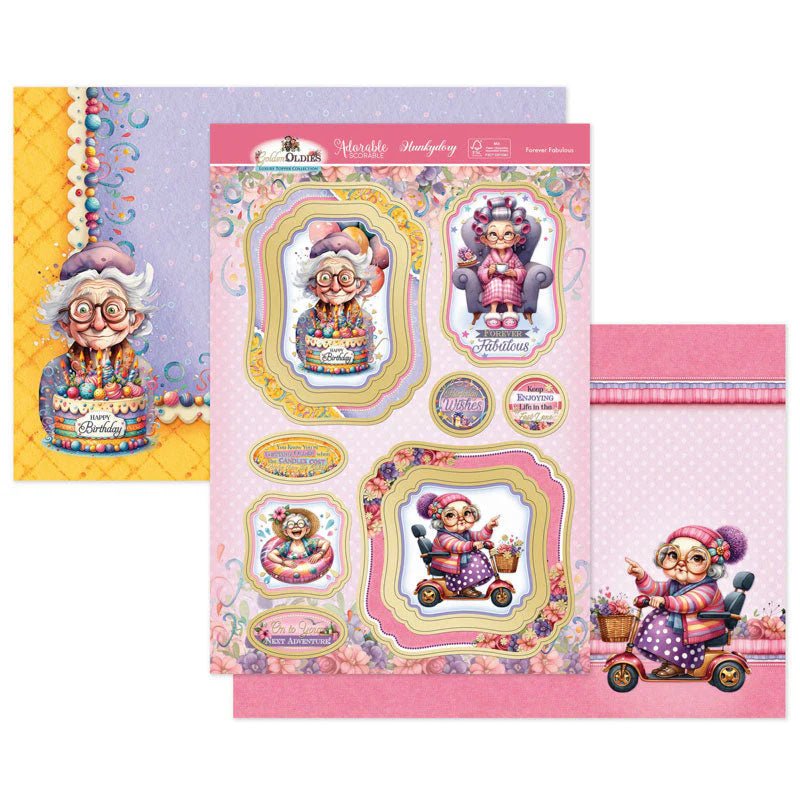 Hunkydory - Luxury Topper Set - Golden Oldies - Forever Fabulous - The Crafty Kiwi