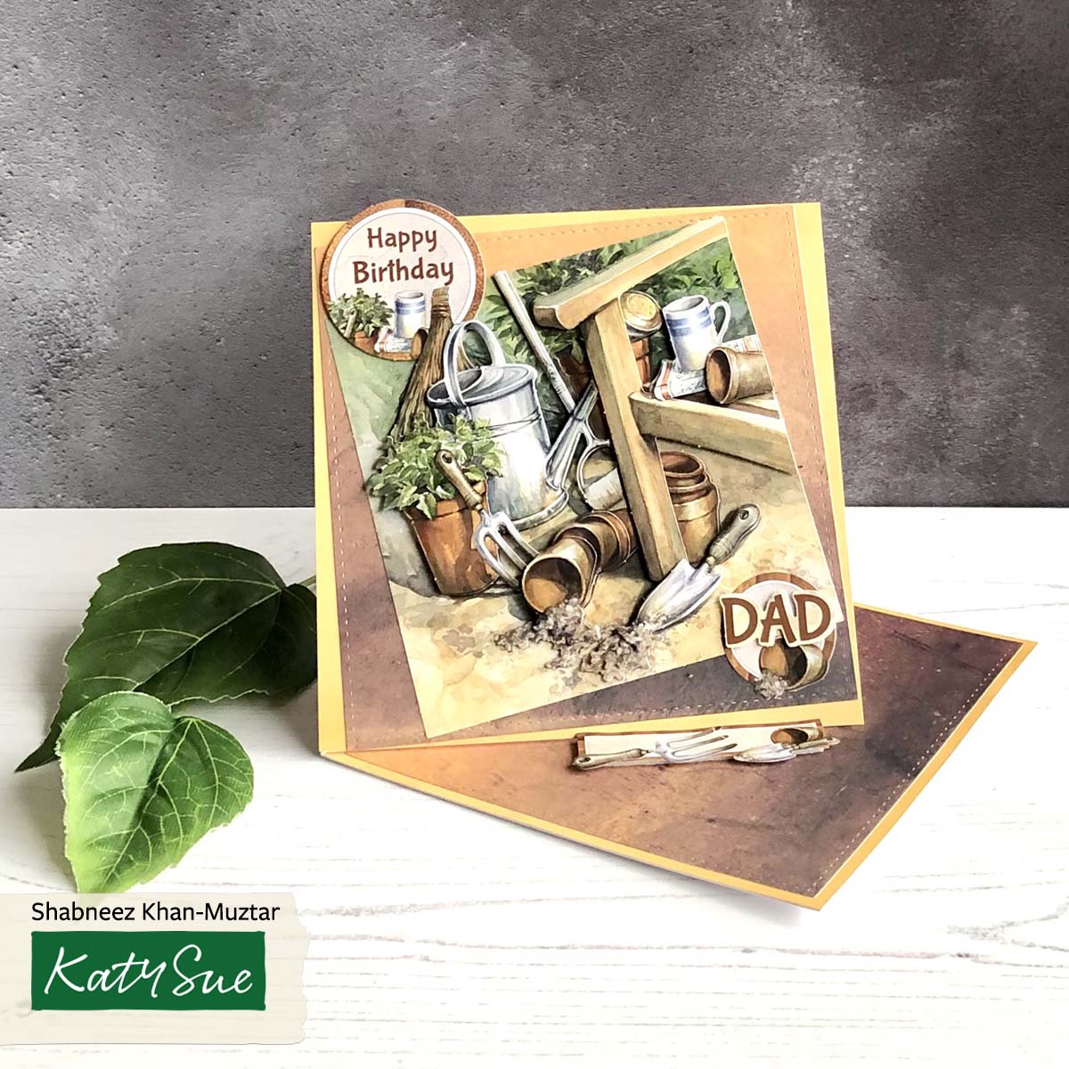 Katy Sue - 3D Die Cut Decoupage - Gardeners Corner (1/sheet) - The Crafty Kiwi