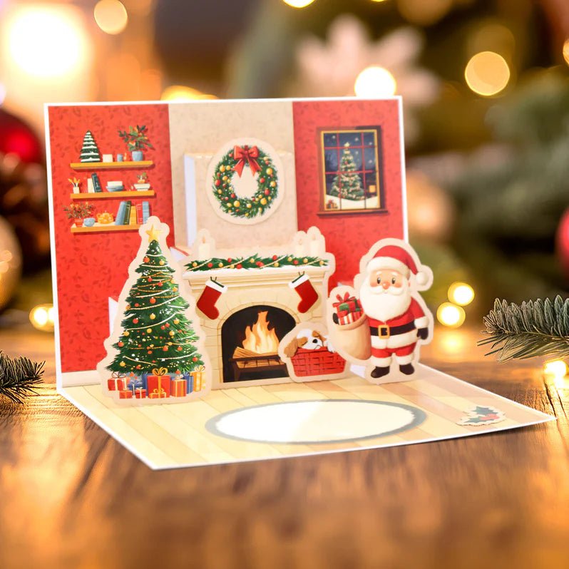 Katy Sue - 3D Santa & Friends Pop Up Christmas Card Making Kit (4/pack) - The Crafty Kiwi