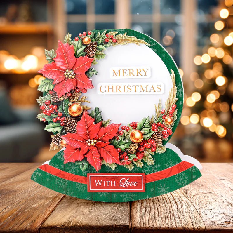 Katy Sue - Die Cut Decoupage – Christmas Flowers (1/sheet) - The Crafty Kiwi