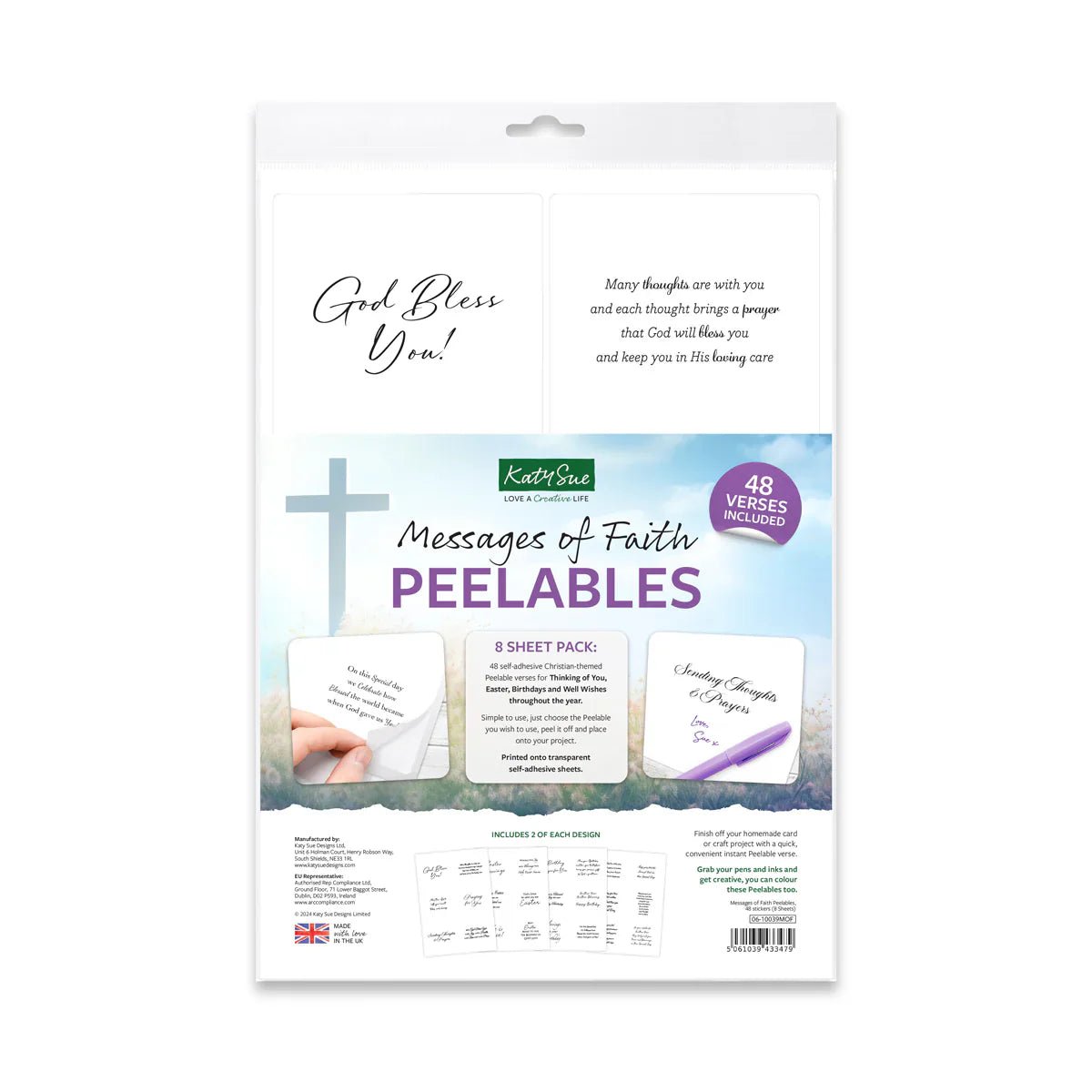 Katy Sue - Peelables - Messages of Faith - The Crafty Kiwi