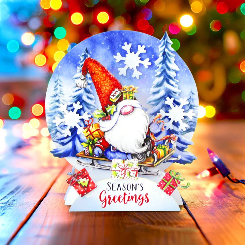 Katy Sue - Pop Up Card Making Kit - Christmas Gnomes (4 designs) - The Crafty Kiwi