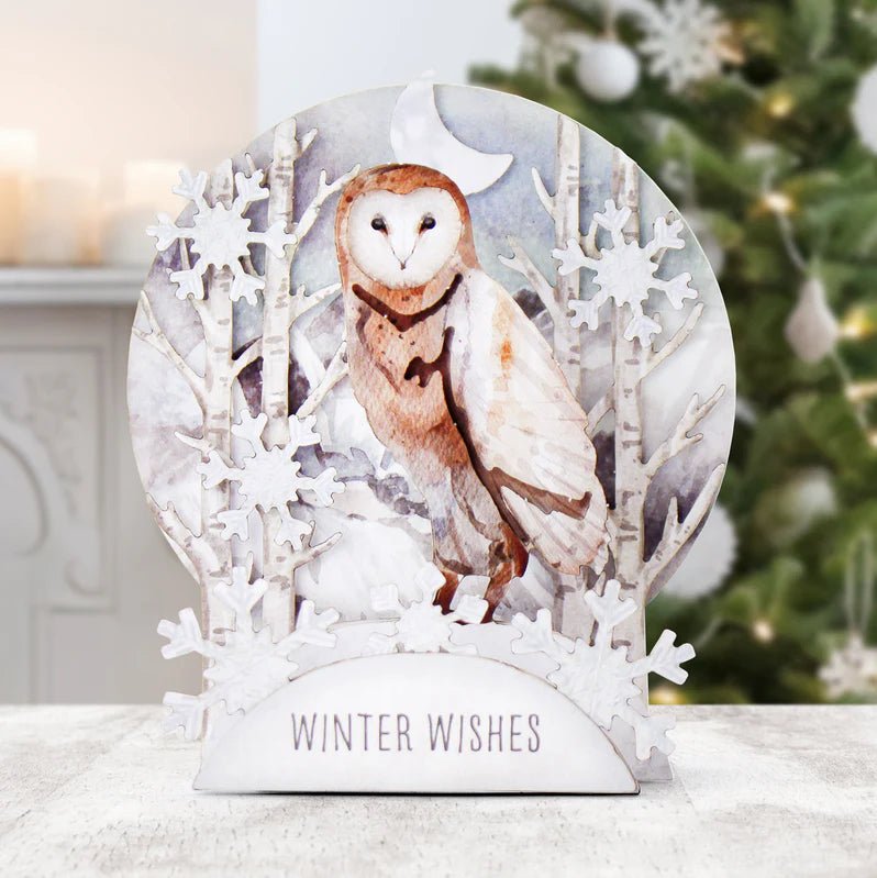 Katy Sue - Pop Up Card Making Kit - Watercolour Christmas Animals (4/designs) - The Crafty Kiwi