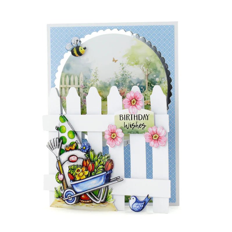 Katy Sue - Ready to Decorate - Picket Fence Cards with Envelopes (4/pack) - The Crafty Kiwi