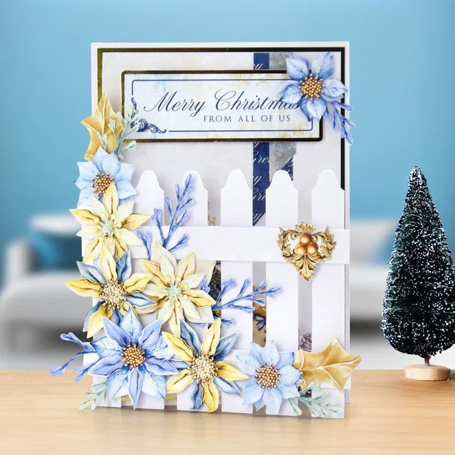 Katy Sue - Winter Blooms Die Cut Flowers and Leaves (3/sheets) - The Crafty Kiwi