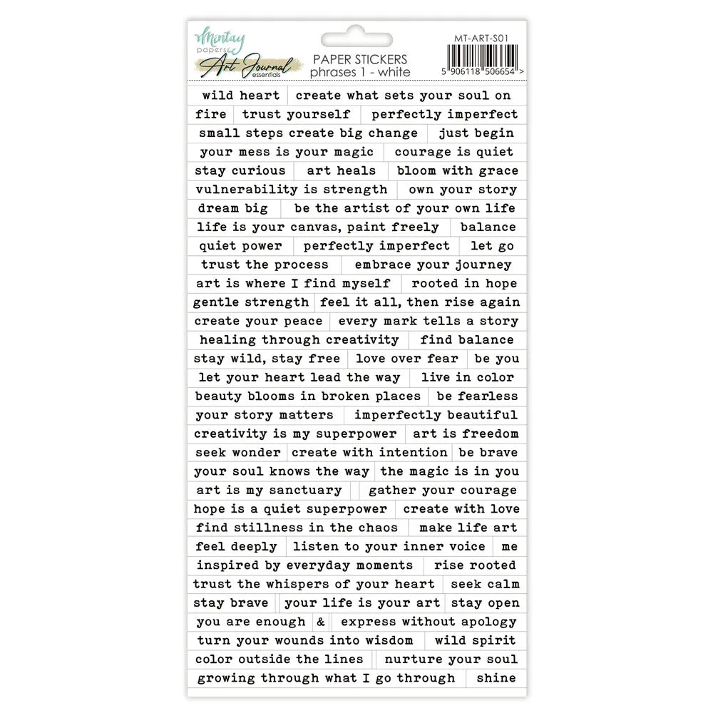 Mintay - Art Journal Essentials - 01 - Faded Florals - The Crafty Kiwi