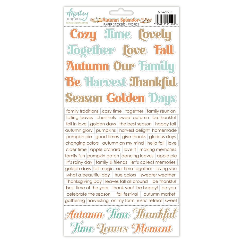 Mintay - Autumn Splendor Bundle Kit - The Crafty Kiwi