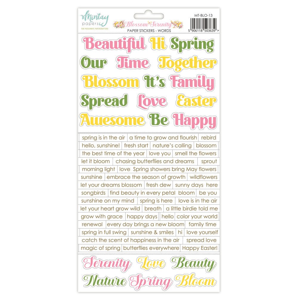 Mintay - Blossom Serenity Bundle Kit - The Crafty Kiwi