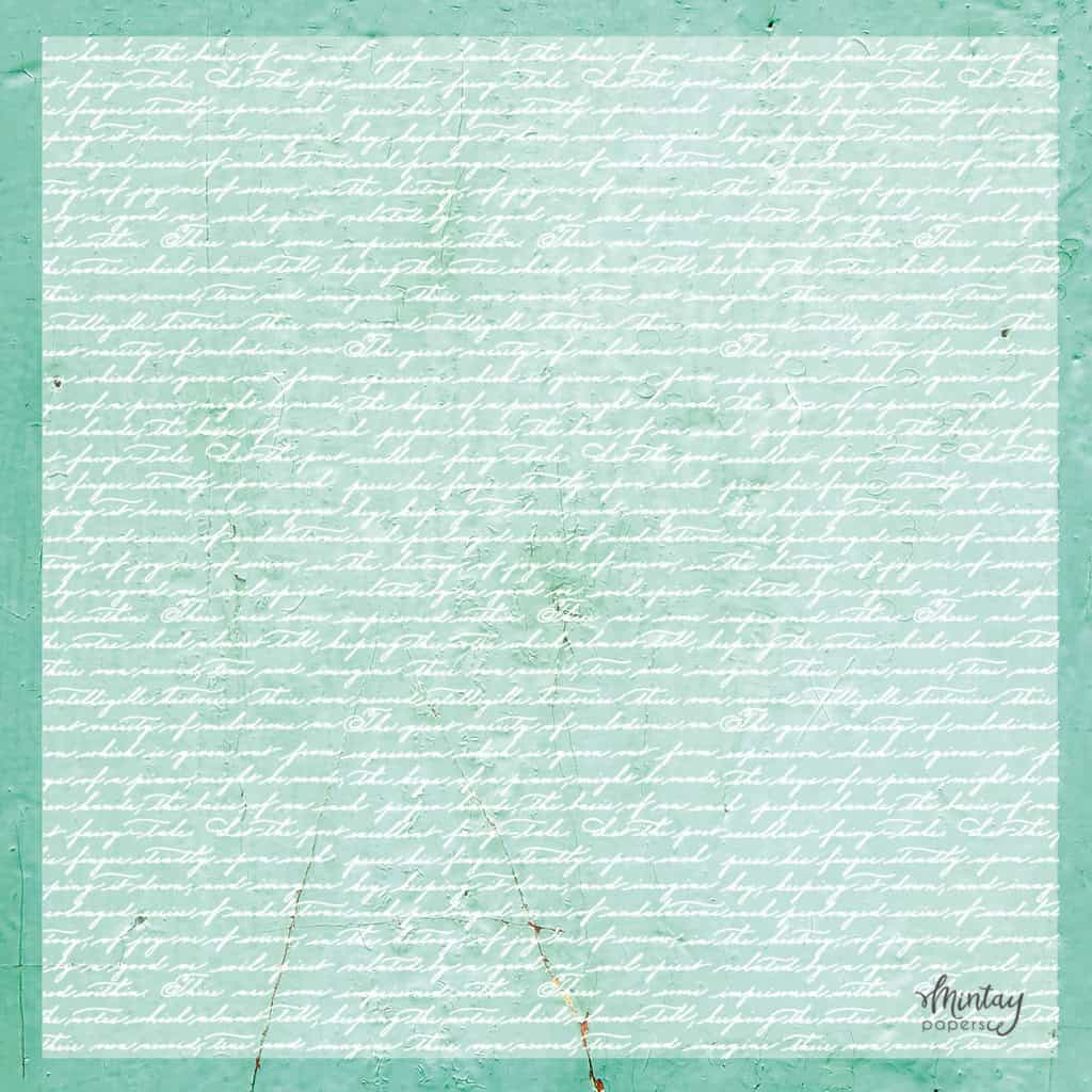 Mintay - Decorative Vellum 12x12 - Handwriting - The Crafty Kiwi