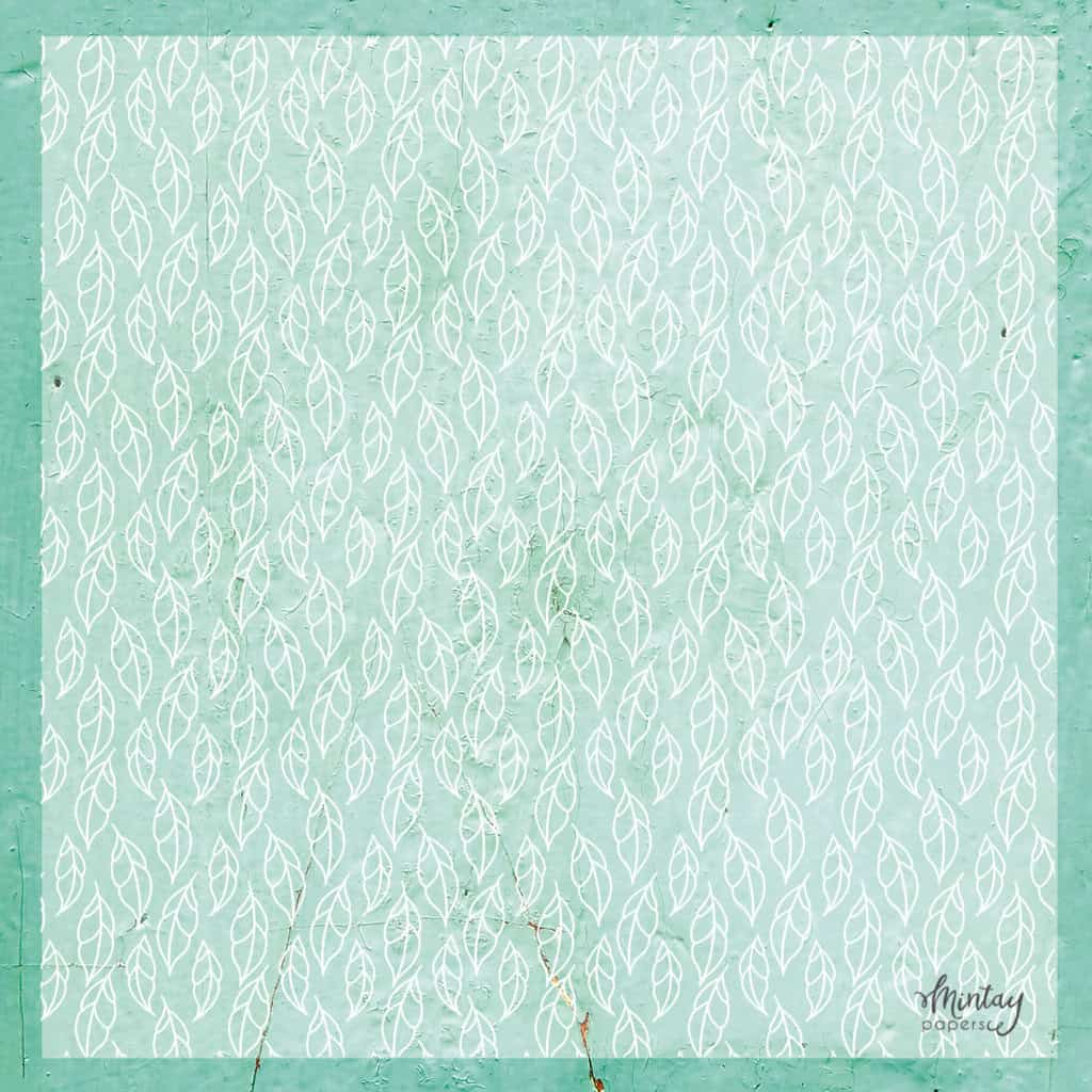 Mintay - Decorative Vellum 12x12 - Leaves 2 - The Crafty Kiwi