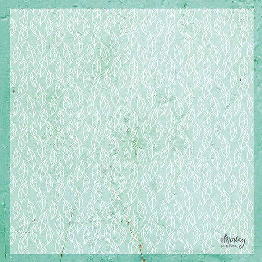 Mintay - Decorative Vellum 12x12 - Leaves 2 - The Crafty Kiwi