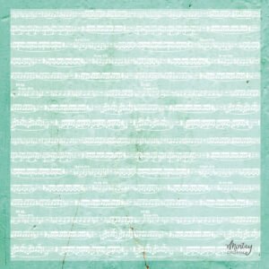 Mintay - Decorative Vellum 12x12 - Music - The Crafty Kiwi