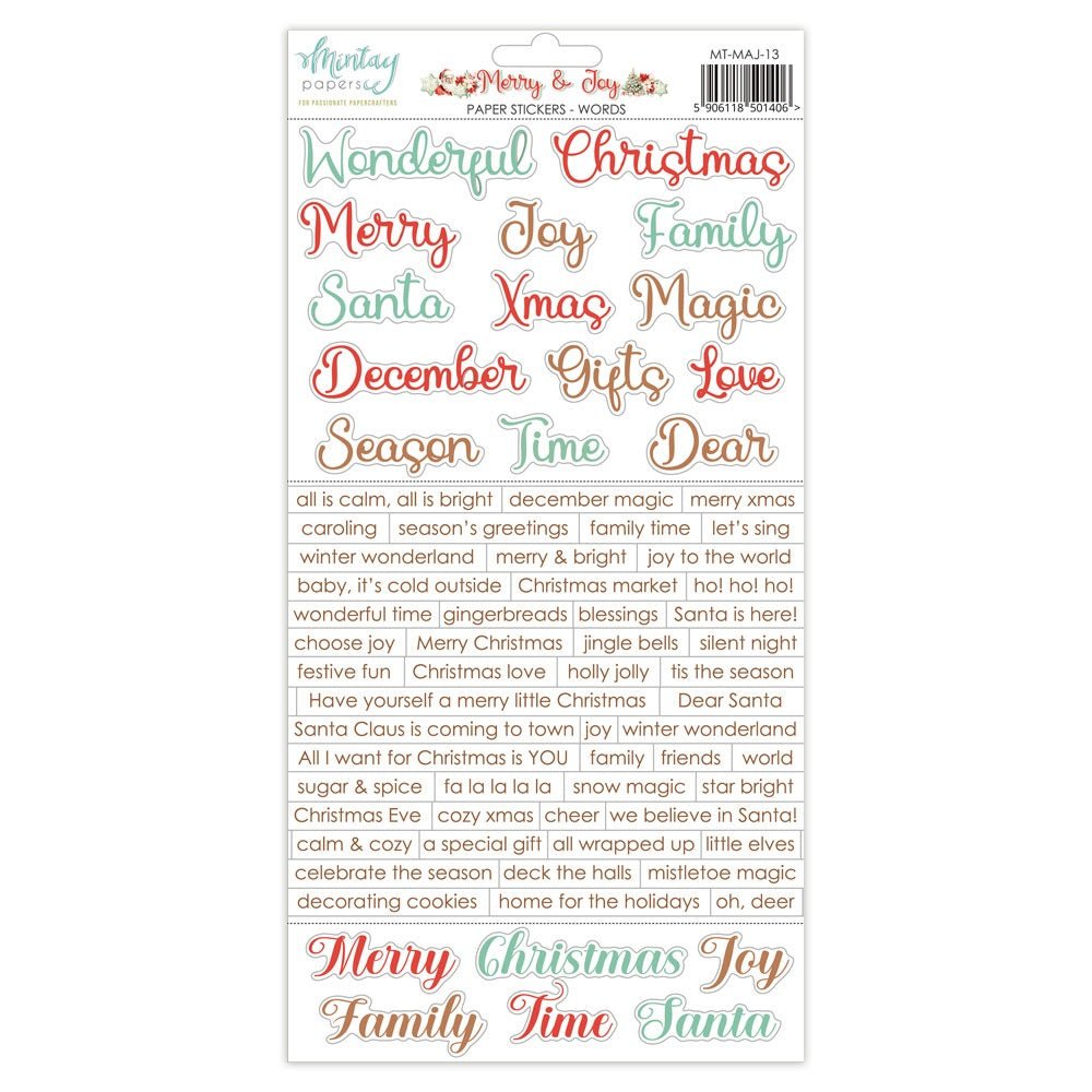 Mintay - Merry & Joy Bundle Kit - The Crafty Kiwi