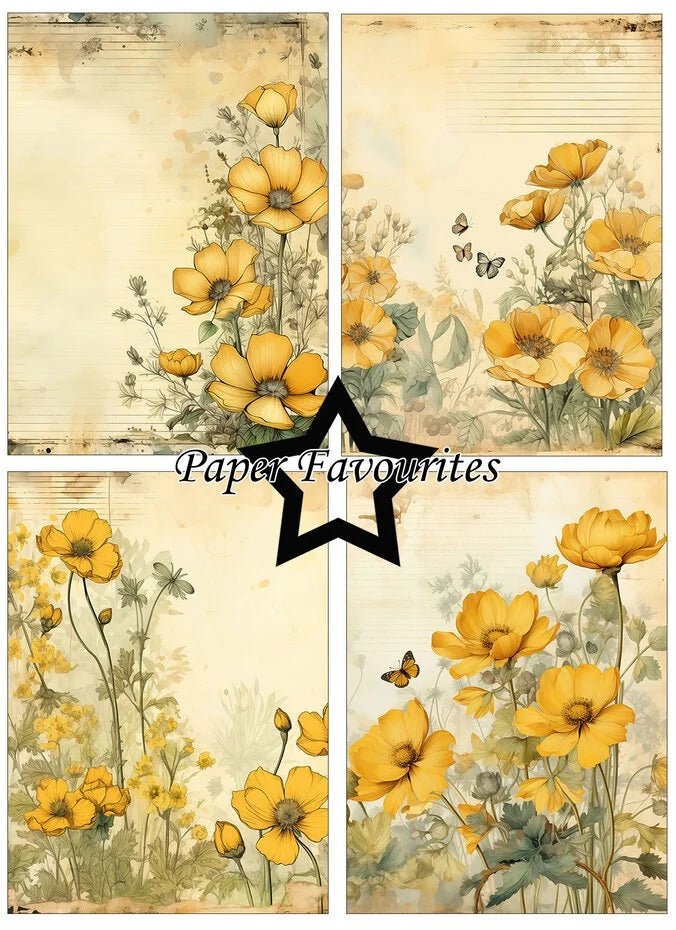Paper Favourites - A6 Paper Pad - Buttercup - The Crafty Kiwi